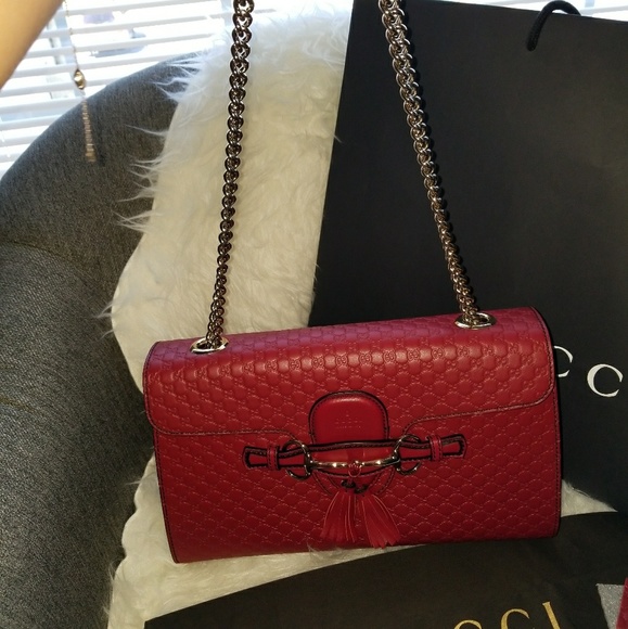 Authentic Emily Guccissima Chain Shoulder Bag. - Picture 4 of 5